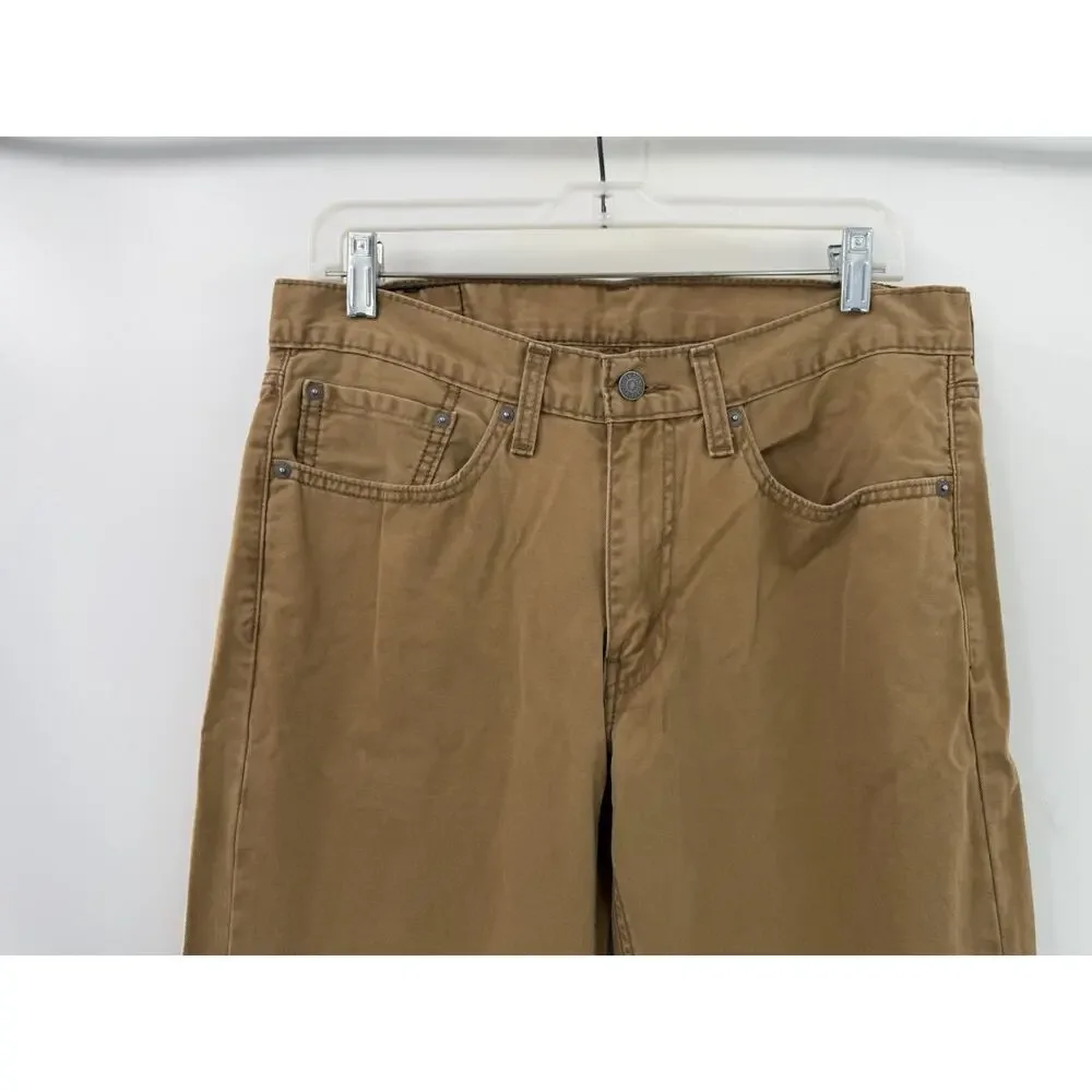 Levi’s Men’s 514 100% Cotton Jeans Pants Brown Size 32 X 34 Straight Leg